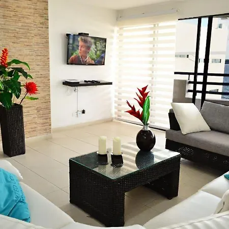 Apartamento Marina Del Rey Laguito Frente Al Mar Cartagena
